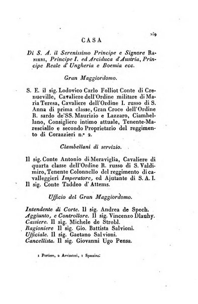 Almanacco per le provincie soggette all'Imp. Regio Governo di Venezia per l'anno ...