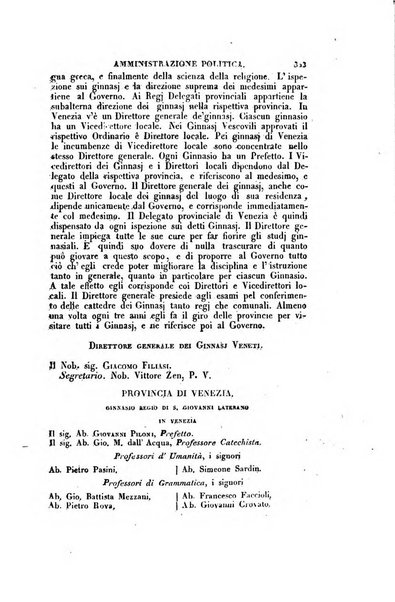 Almanacco per le provincie soggette all'Imp. Regio Governo di Venezia per l'anno ...