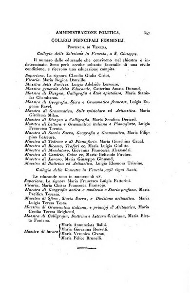 Almanacco per le provincie soggette all'Imp. Regio Governo di Venezia per l'anno ...