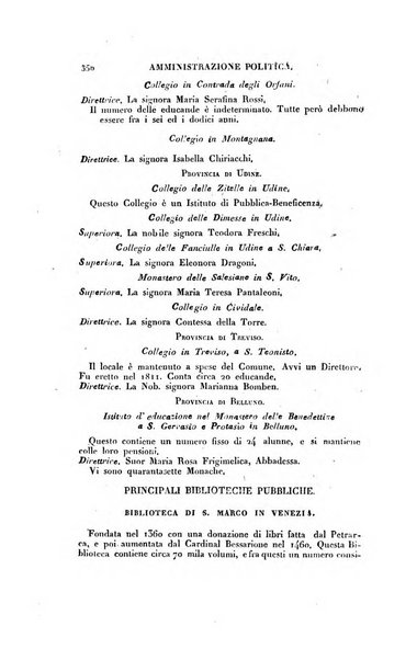 Almanacco per le provincie soggette all'Imp. Regio Governo di Venezia per l'anno ...