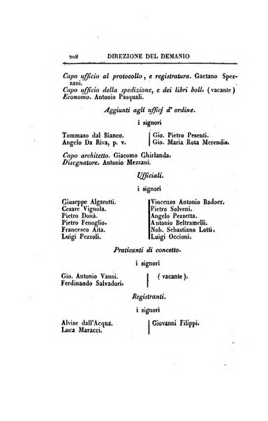 Almanacco per le provincie soggette all'Imp. Regio Governo di Venezia per l'anno ...