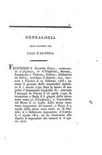 Almanacco per le provincie soggette all'Imp. Regio Governo di Venezia per l'anno ...