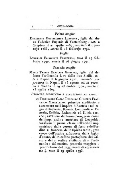 Almanacco per le provincie soggette all'Imp. Regio Governo di Venezia per l'anno ...