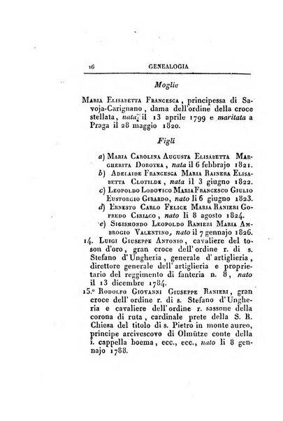 Almanacco per le provincie soggette all'Imp. Regio Governo di Venezia per l'anno ...