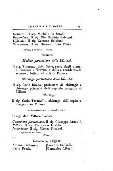 Almanacco per le provincie soggette all'Imp. Regio Governo di Venezia per l'anno ...