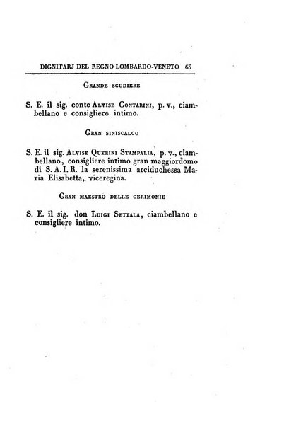 Almanacco per le provincie soggette all'Imp. Regio Governo di Venezia per l'anno ...