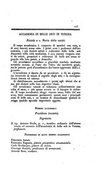 Almanacco per le provincie soggette all'Imp. Regio Governo di Venezia per l'anno ...