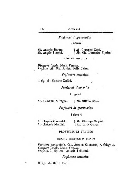 Almanacco per le provincie soggette all'Imp. Regio Governo di Venezia per l'anno ...