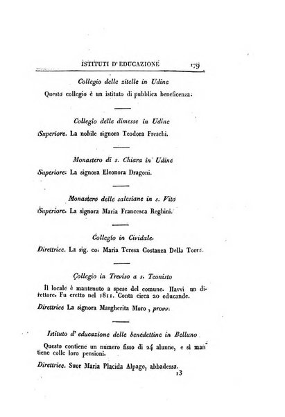 Almanacco per le provincie soggette all'Imp. Regio Governo di Venezia per l'anno ...