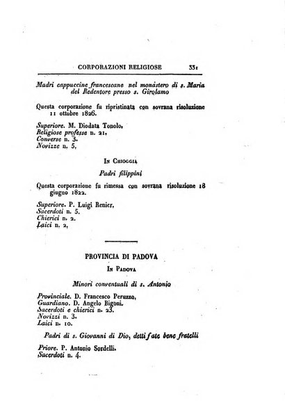 Almanacco per le provincie soggette all'Imp. Regio Governo di Venezia per l'anno ...