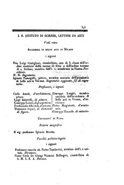 Almanacco per le provincie soggette all'Imp. Regio Governo di Venezia per l'anno ...