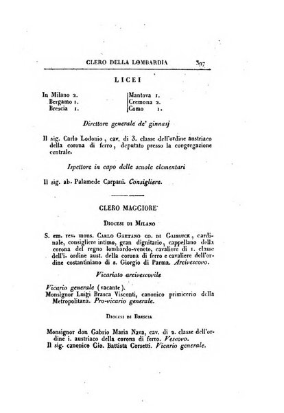 Almanacco per le provincie soggette all'Imp. Regio Governo di Venezia per l'anno ...