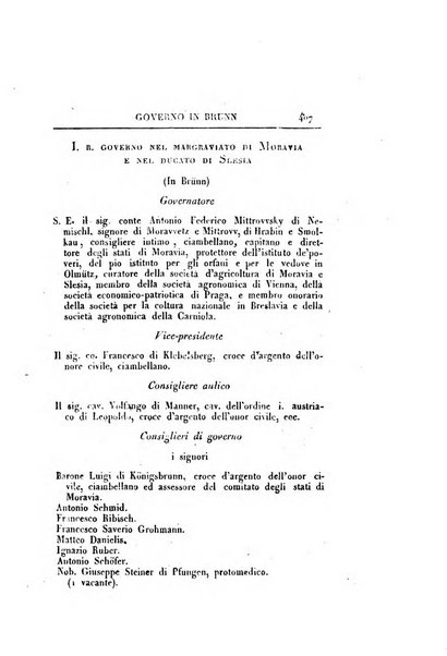 Almanacco per le provincie soggette all'Imp. Regio Governo di Venezia per l'anno ...