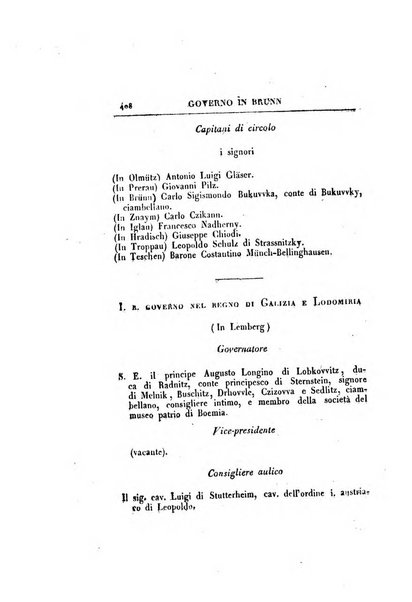 Almanacco per le provincie soggette all'Imp. Regio Governo di Venezia per l'anno ...