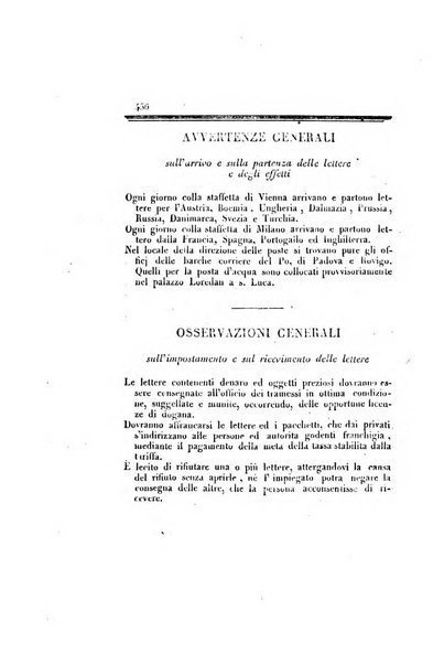 Almanacco per le provincie soggette all'Imp. Regio Governo di Venezia per l'anno ...