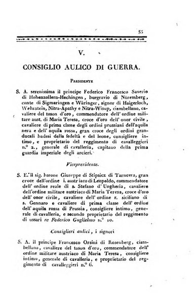 Almanacco per le provincie soggette all'Imp. Regio Governo di Venezia per l'anno ...