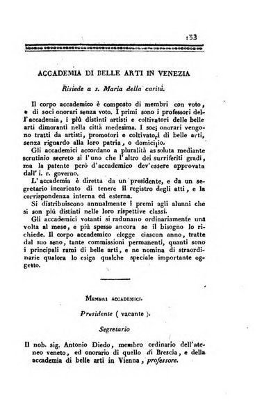 Almanacco per le provincie soggette all'Imp. Regio Governo di Venezia per l'anno ...