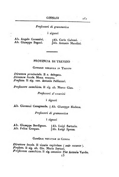 Almanacco per le provincie soggette all'Imp. Regio Governo di Venezia per l'anno ...