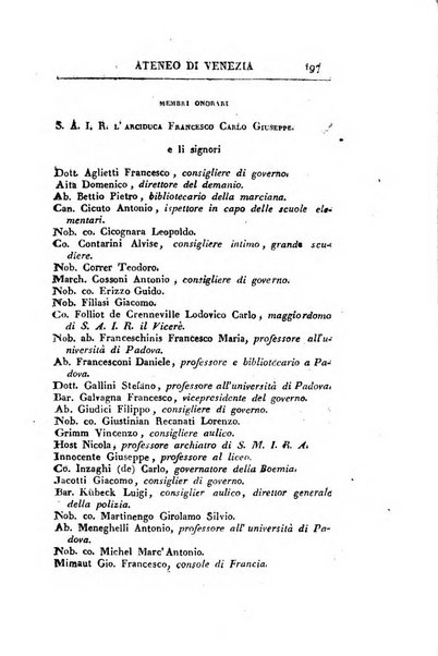 Almanacco per le provincie soggette all'Imp. Regio Governo di Venezia per l'anno ...