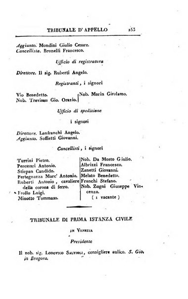 Almanacco per le provincie soggette all'Imp. Regio Governo di Venezia per l'anno ...