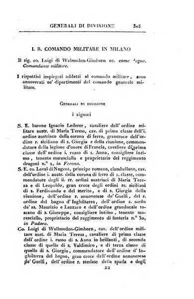 Almanacco per le provincie soggette all'Imp. Regio Governo di Venezia per l'anno ...