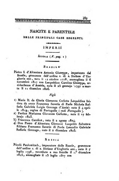 Almanacco per le provincie soggette all'Imp. Regio Governo di Venezia per l'anno ...