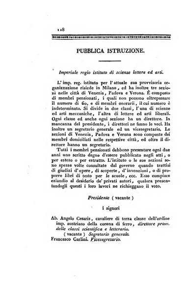 Almanacco per le provincie soggette all'Imp. Regio Governo di Venezia per l'anno ...