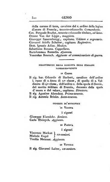 Almanacco per le provincie soggette all'Imp. Regio Governo di Venezia per l'anno ...