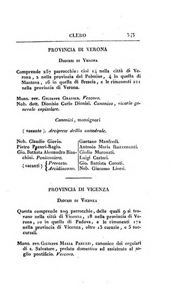 Almanacco per le provincie soggette all'Imp. Regio Governo di Venezia per l'anno ...