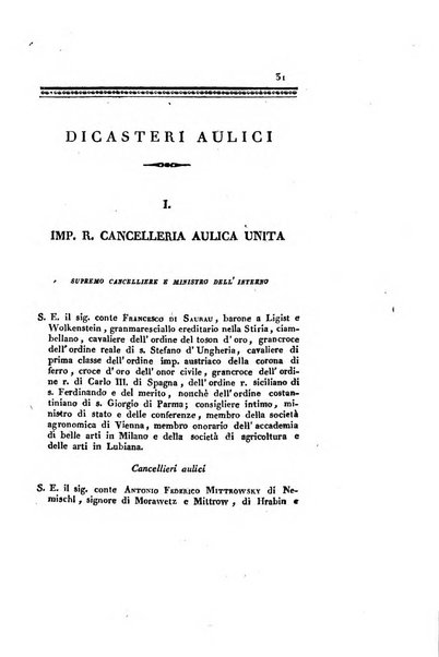 Almanacco per le provincie soggette all'Imp. Regio Governo di Venezia per l'anno ...