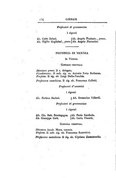 Almanacco per le provincie soggette all'Imp. Regio Governo di Venezia per l'anno ...