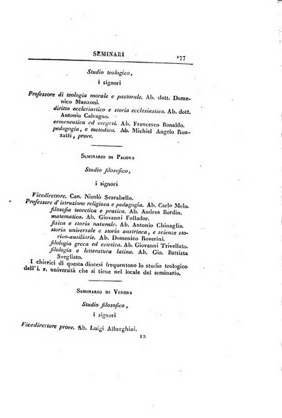 Almanacco per le provincie soggette all'Imp. Regio Governo di Venezia per l'anno ...