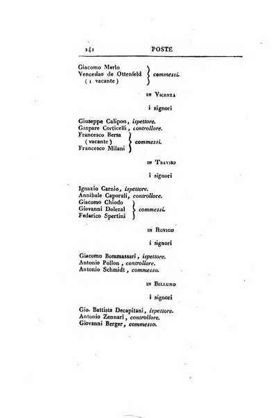 Almanacco per le provincie soggette all'Imp. Regio Governo di Venezia per l'anno ...