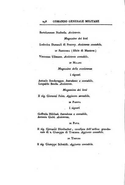 Almanacco per le provincie soggette all'Imp. Regio Governo di Venezia per l'anno ...