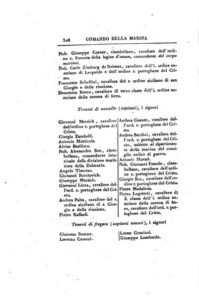 Almanacco per le provincie soggette all'Imp. Regio Governo di Venezia per l'anno ...