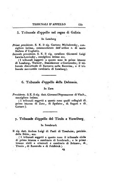 Almanacco per le provincie soggette all'Imp. Regio Governo di Venezia per l'anno ...