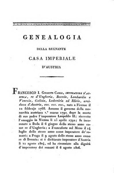 Almanacco per le provincie soggette all'Imp. Regio Governo di Venezia per l'anno ...