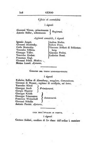 Almanacco per le provincie soggette all'Imp. Regio Governo di Venezia per l'anno ...