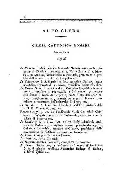 Almanacco per le provincie soggette all'Imp. Regio Governo di Venezia per l'anno ...