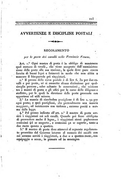 Almanacco per le provincie soggette all'Imp. Regio Governo di Venezia per l'anno ...