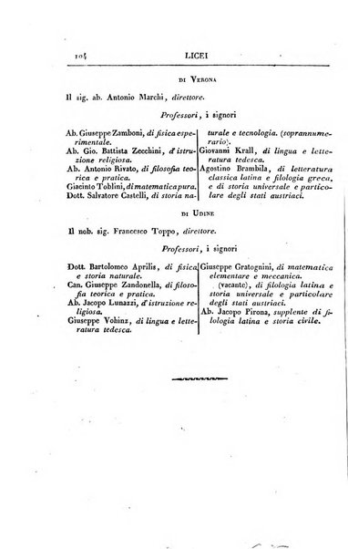 Almanacco per le provincie soggette all'Imp. Regio Governo di Venezia per l'anno ...