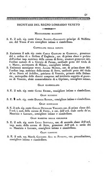 Almanacco per le provincie soggette all'Imp. Regio Governo di Venezia per l'anno ...