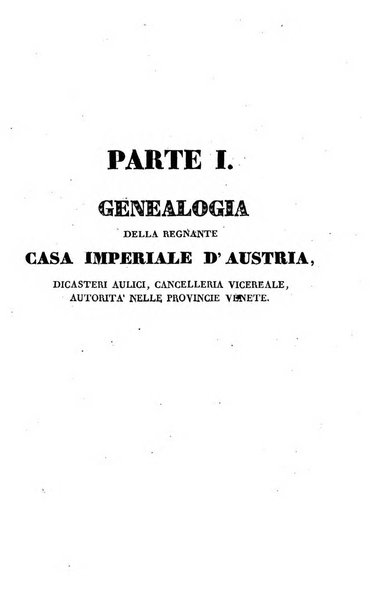 Almanacco per le provincie soggette all'Imp. Regio Governo di Venezia per l'anno ...