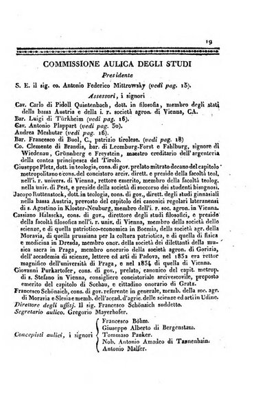 Almanacco per le provincie soggette all'Imp. Regio Governo di Venezia per l'anno ...