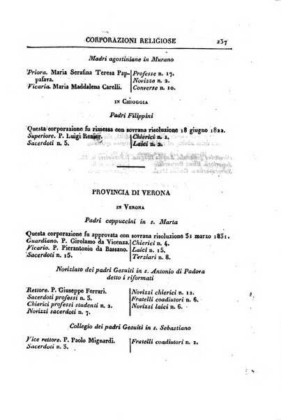 Almanacco per le provincie soggette all'Imp. Regio Governo di Venezia per l'anno ...