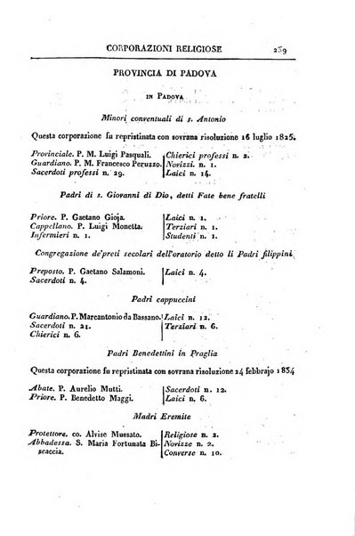 Almanacco per le provincie soggette all'Imp. Regio Governo di Venezia per l'anno ...