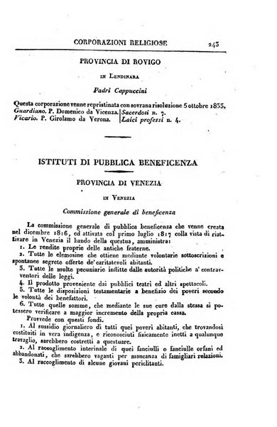 Almanacco per le provincie soggette all'Imp. Regio Governo di Venezia per l'anno ...