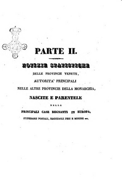 Almanacco per le provincie soggette all'Imp. Regio Governo di Venezia per l'anno ...