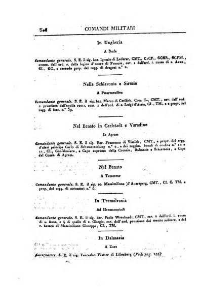 Almanacco per le provincie soggette all'Imp. Regio Governo di Venezia per l'anno ...