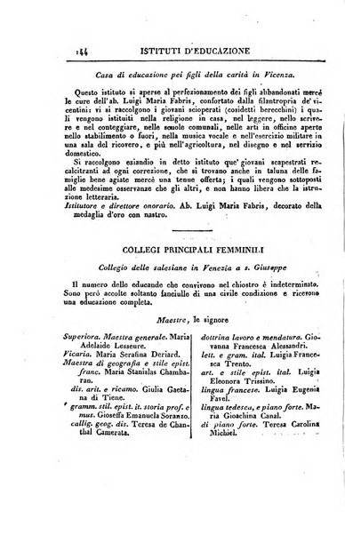 Almanacco per le provincie soggette all'Imp. Regio Governo di Venezia per l'anno ...